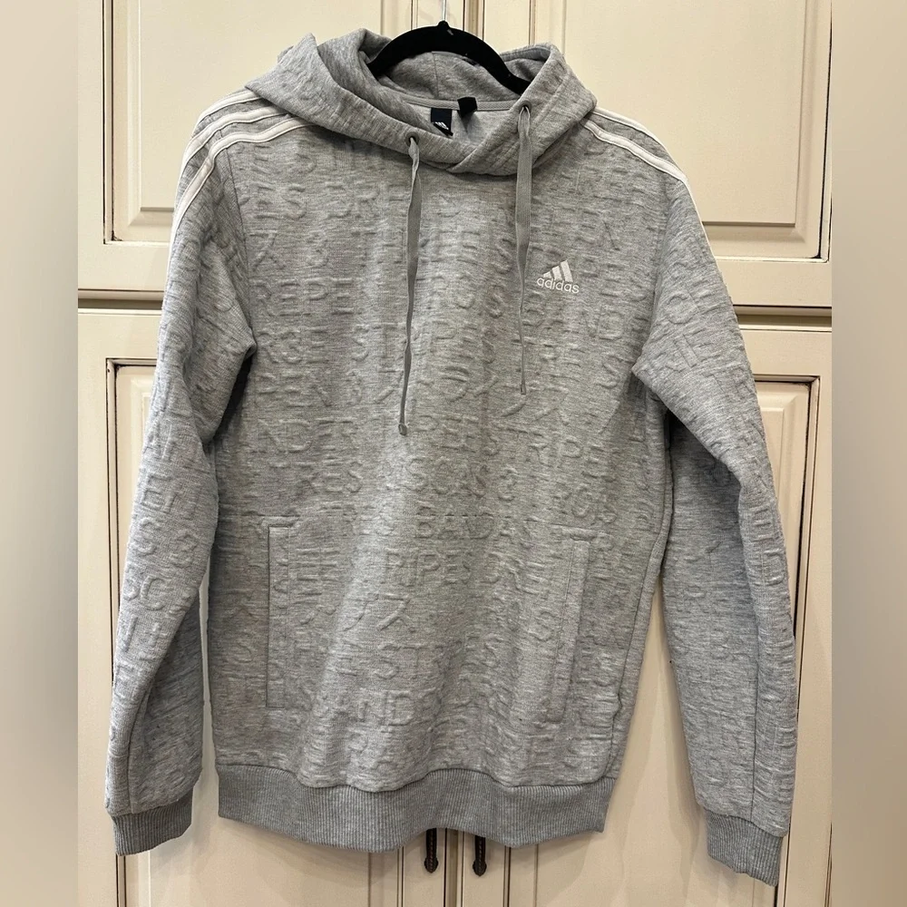 Men’s Adidas Heather Gray Sweatshirt